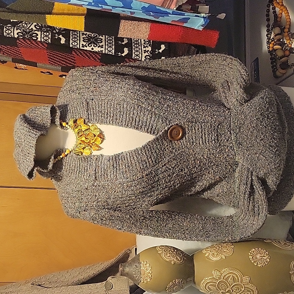 Dark and Stormy Hoodie Sweater Size M